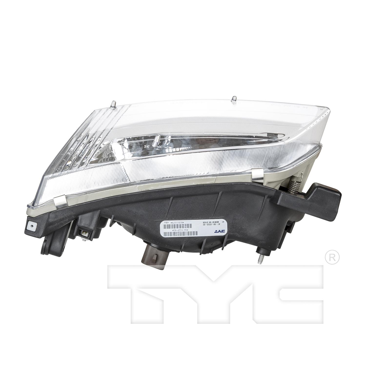 TYC 20522400 Headlight Assembly product image 5 of 6