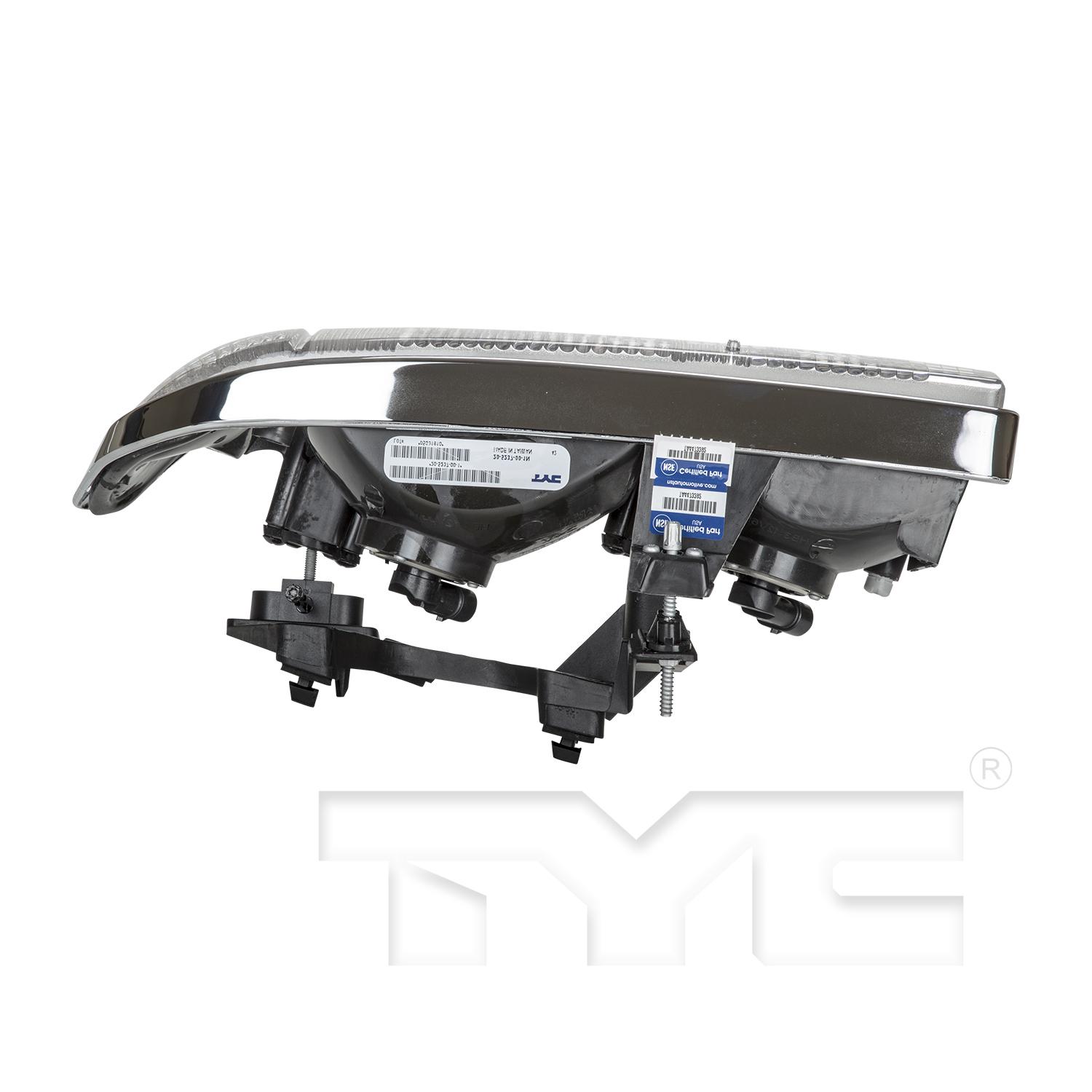 TYC 20523800 Headlight Assembly product image 7 of 8
