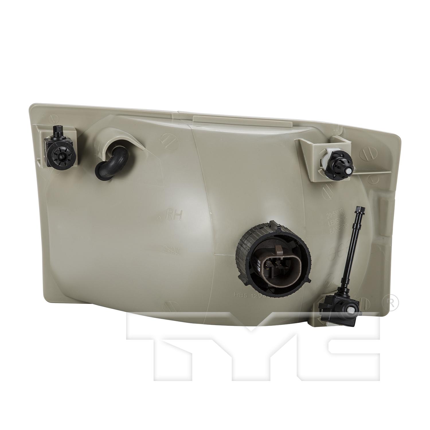 TYC 205361009 Headlight Assembly product image 2 of 6