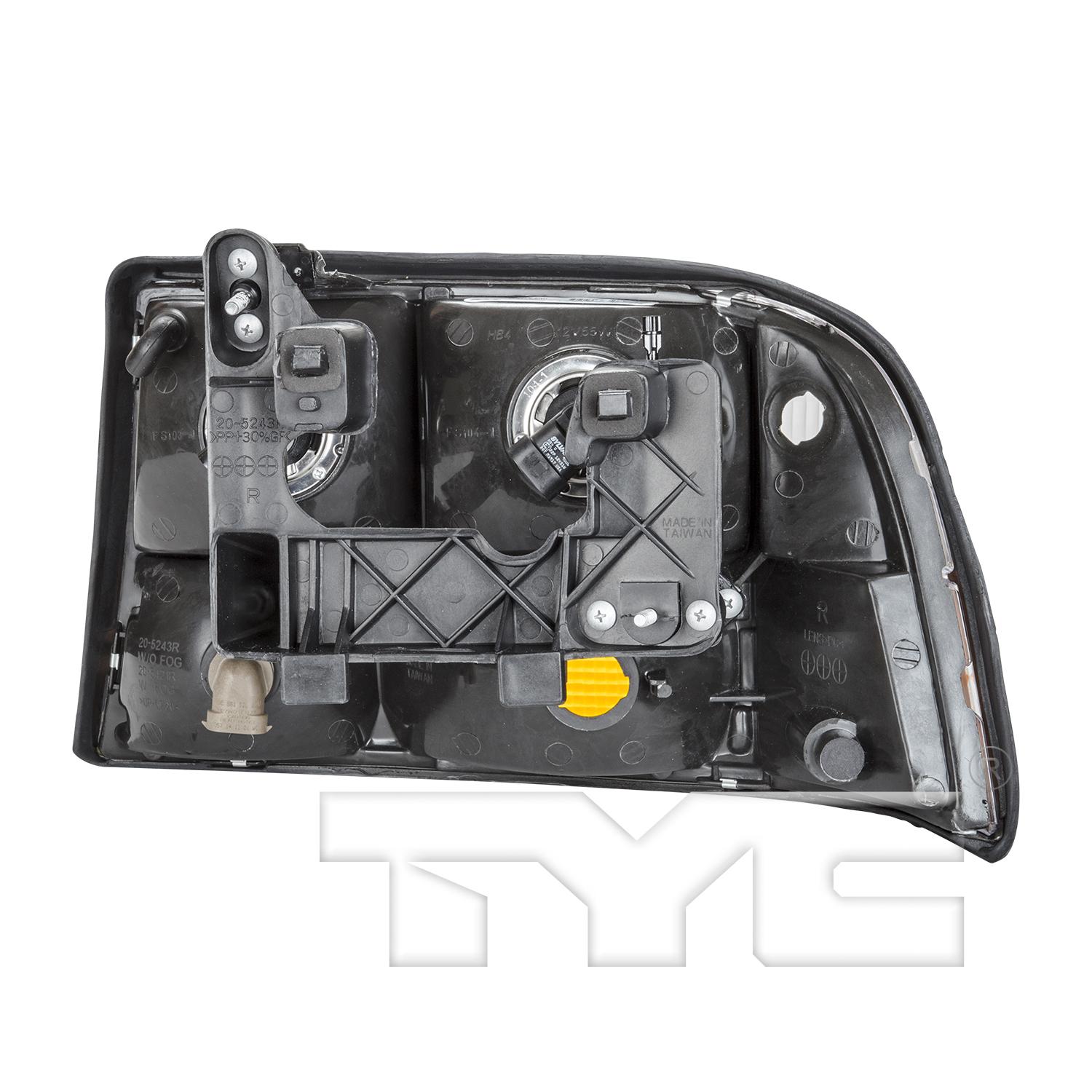 TYC 20542100 Headlight Assembly product image 2 of 6