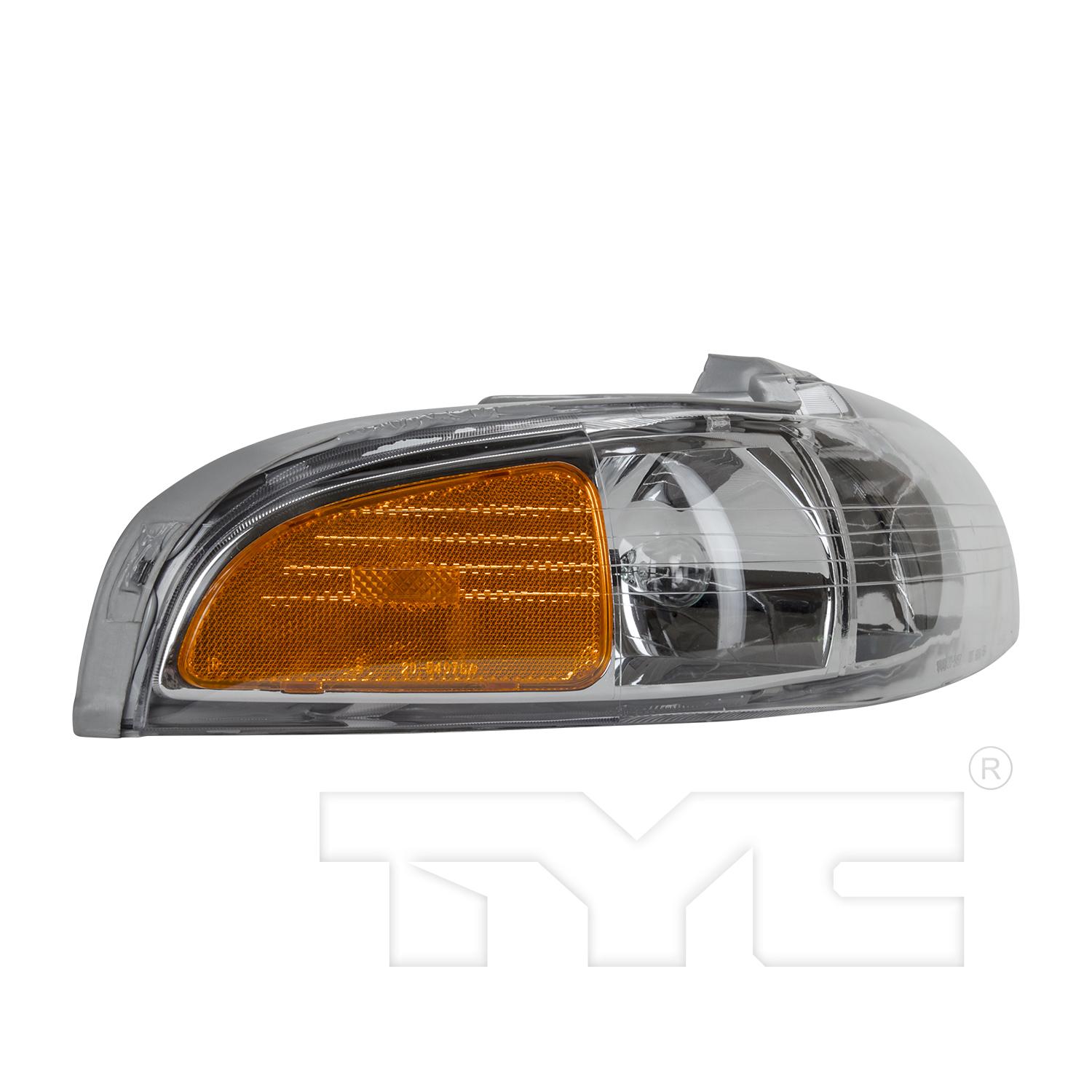TYC 20549700 Headlight Assembly product image 3 of 6