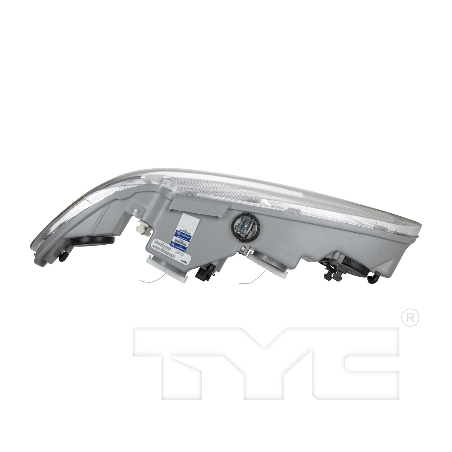 TYC 20549800 Headlight Assembly product image 5 of 6