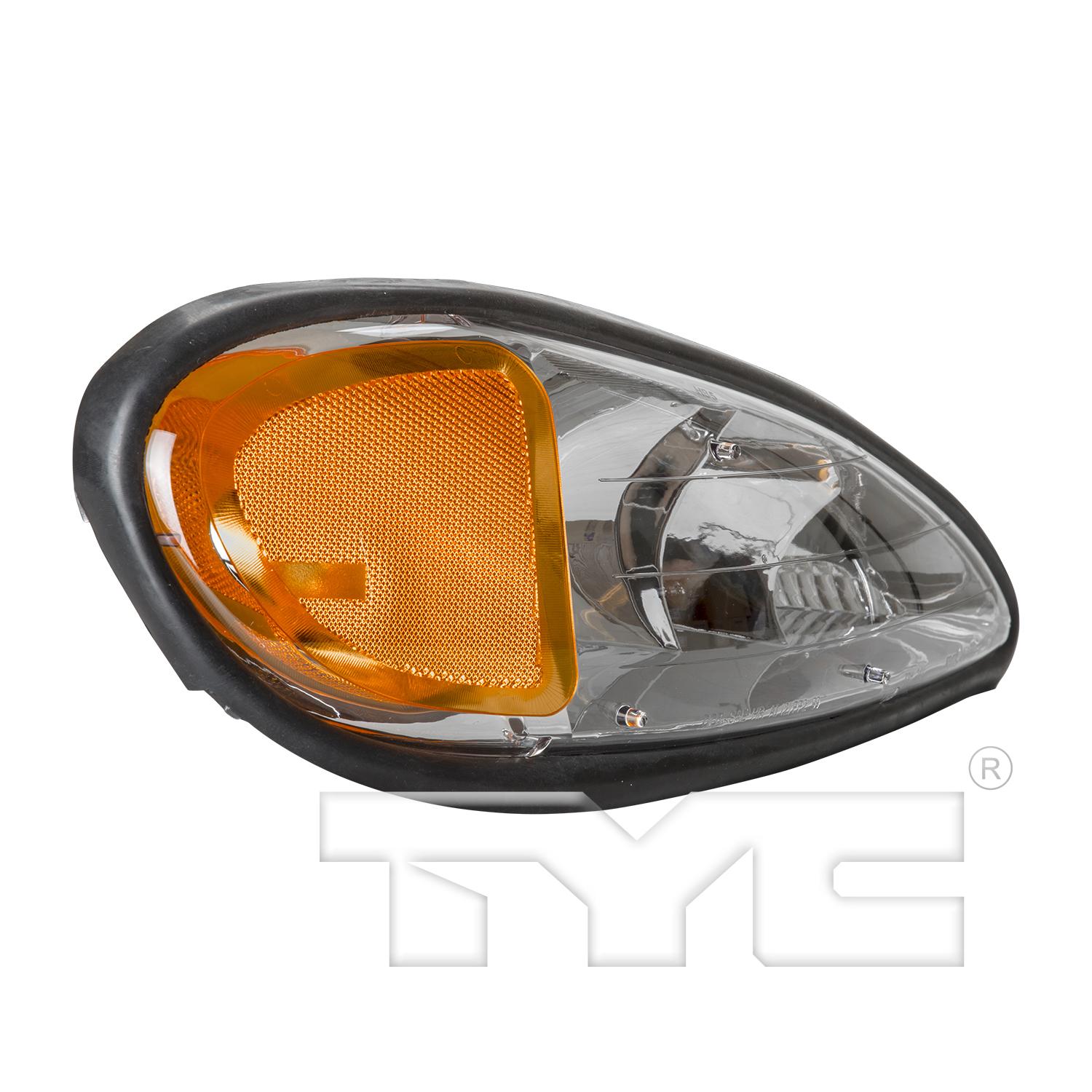 TYC 20553900 Headlight Assembly product image 3 of 6