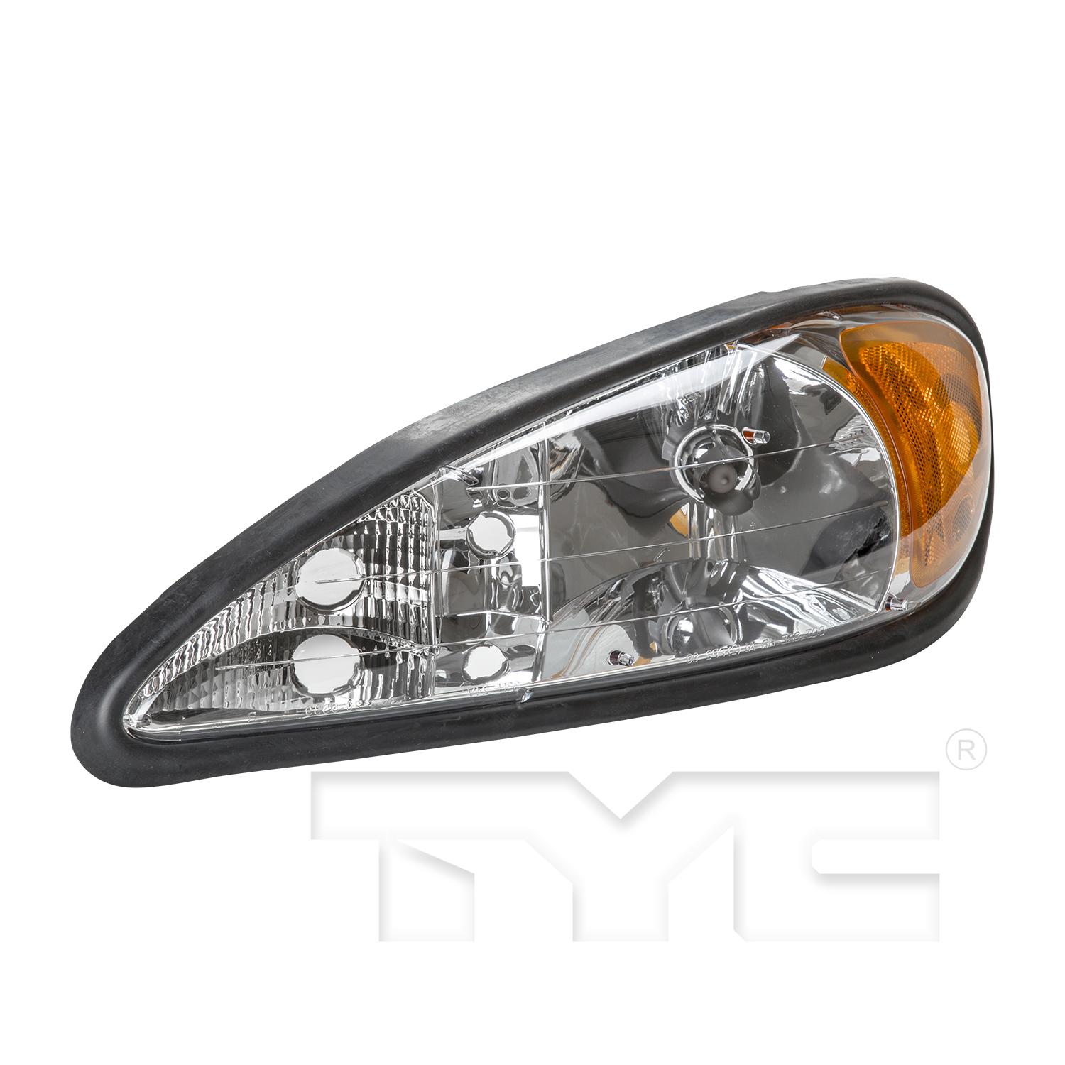 TYC 205540009 Headlight Assembly product image 3 of 8