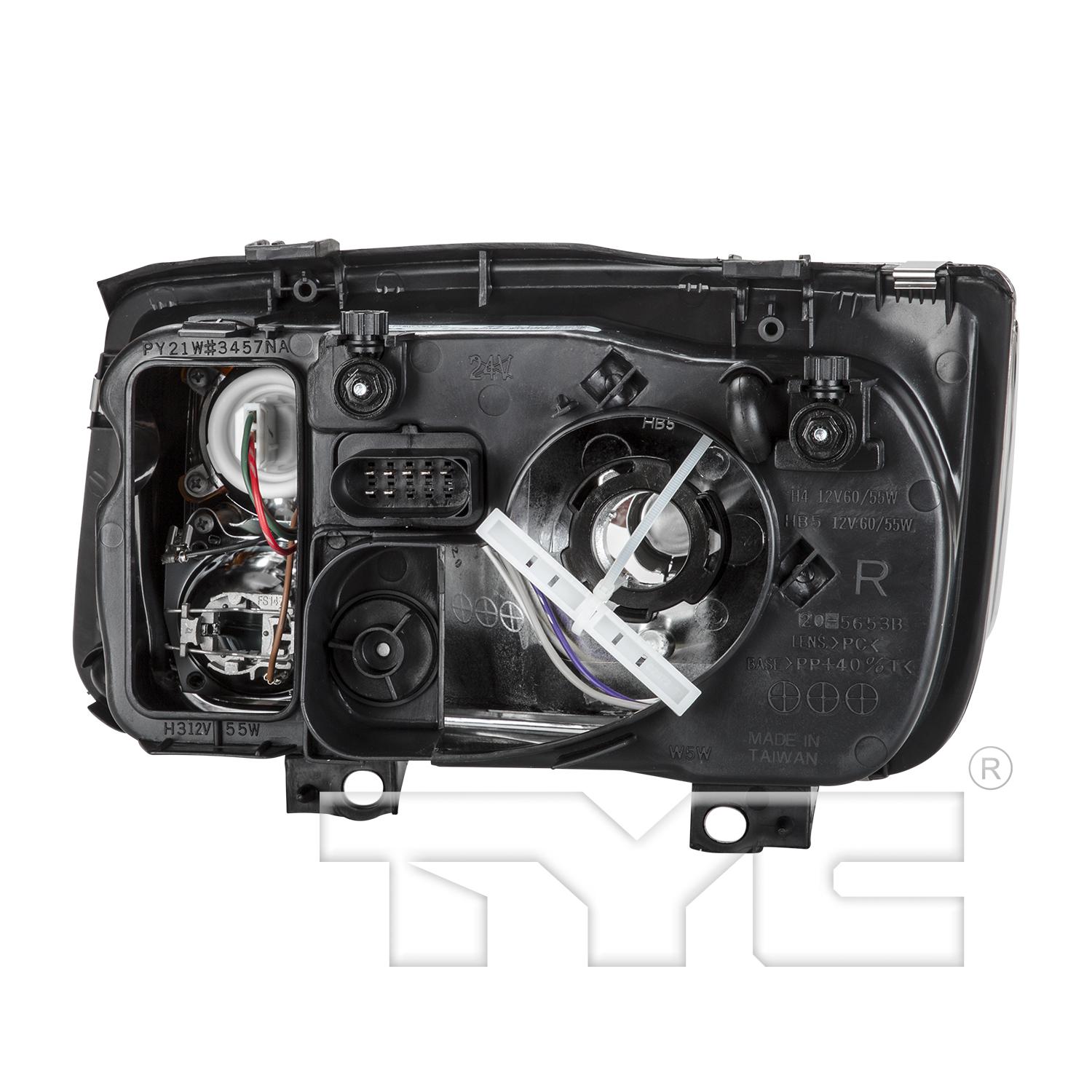 TYC 205653601 Headlight Assembly product image 2 of 6