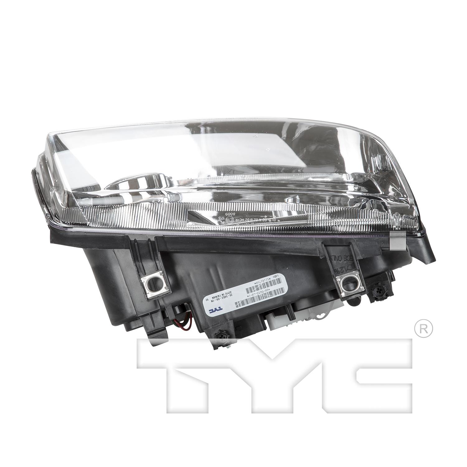 TYC 205653601 Headlight Assembly product image 5 of 6
