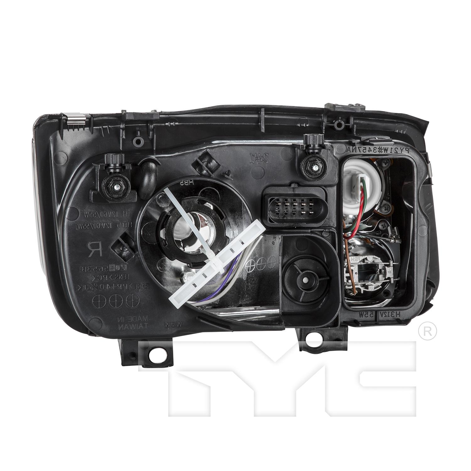 TYC 205654601 Headlight Assembly product image 2 of 6