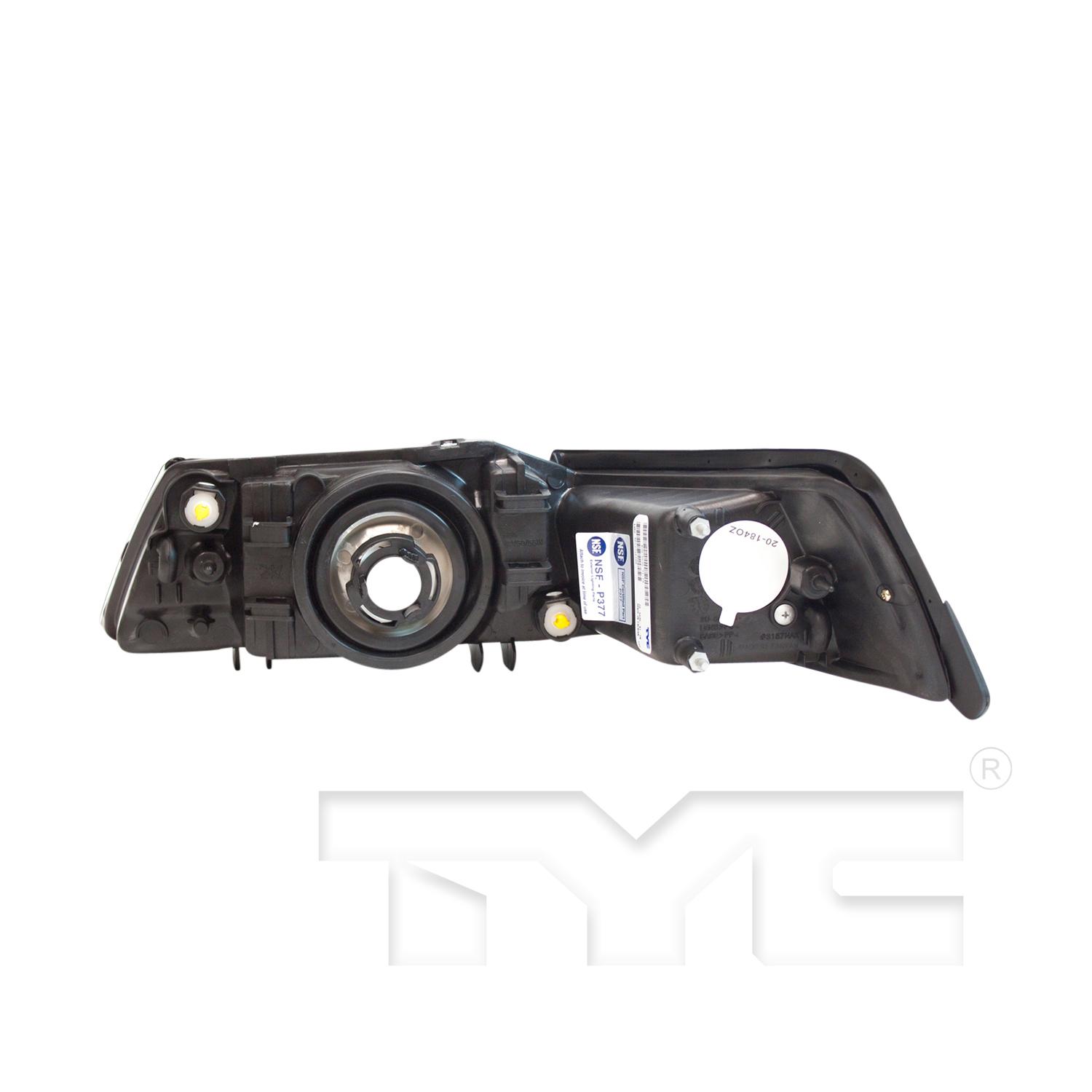 TYC 205695919 Headlight Assembly product image 2 of 6