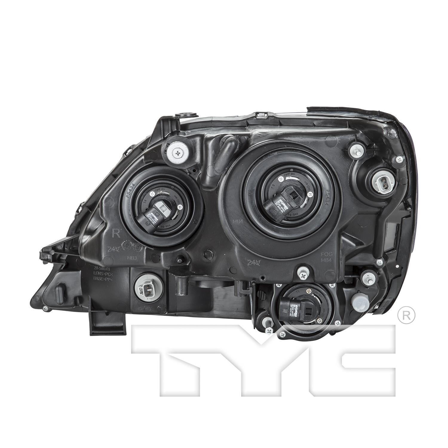 TYC 20580700 - Headlight Assembly TYC 20580700 Headlight Assembly product image 2 of 6