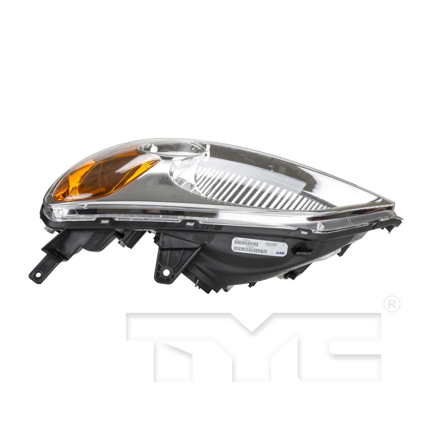 TYC 20595000 Headlight Assembly product image 5 of 6