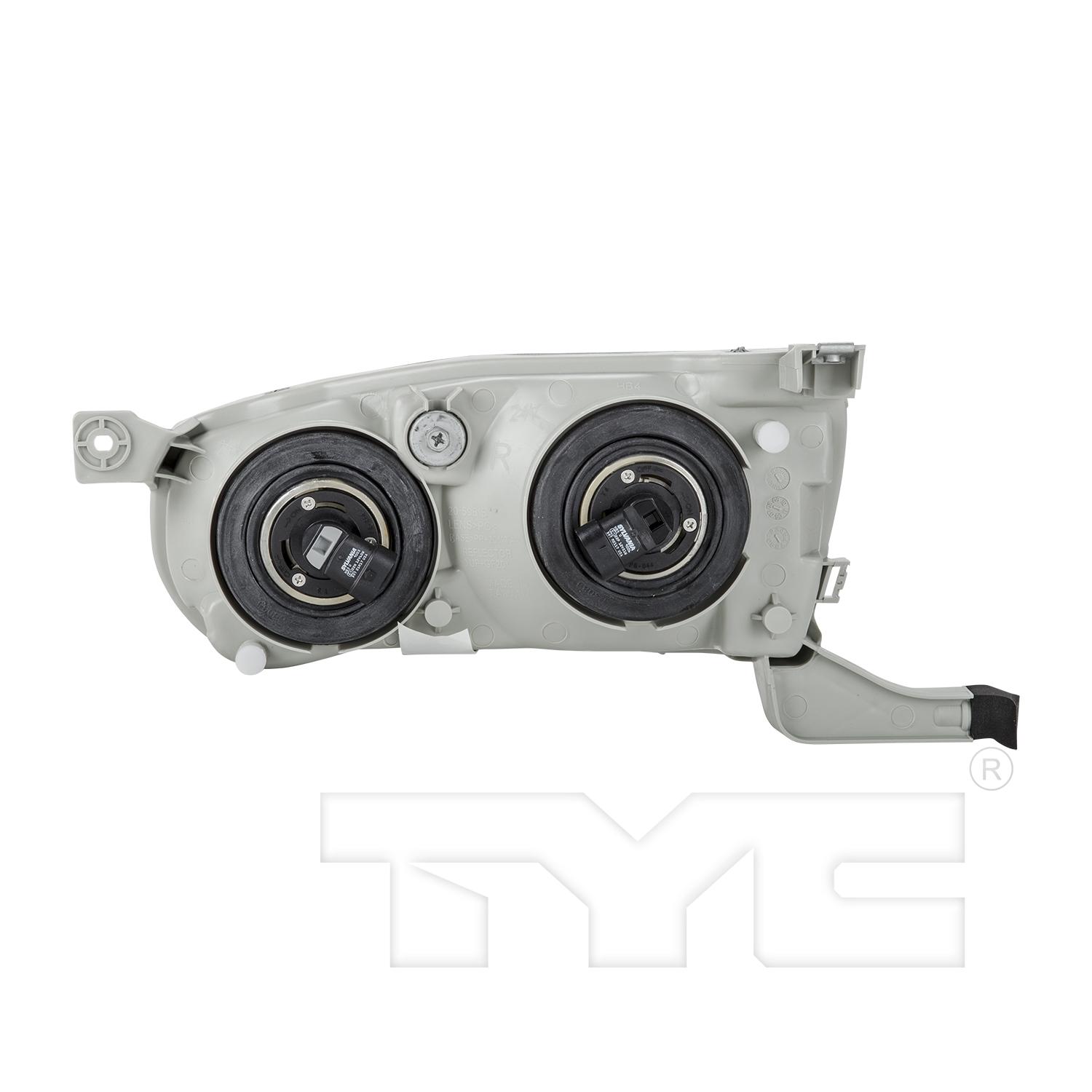 TYC 20596100 Headlight Assembly product image 2 of 6