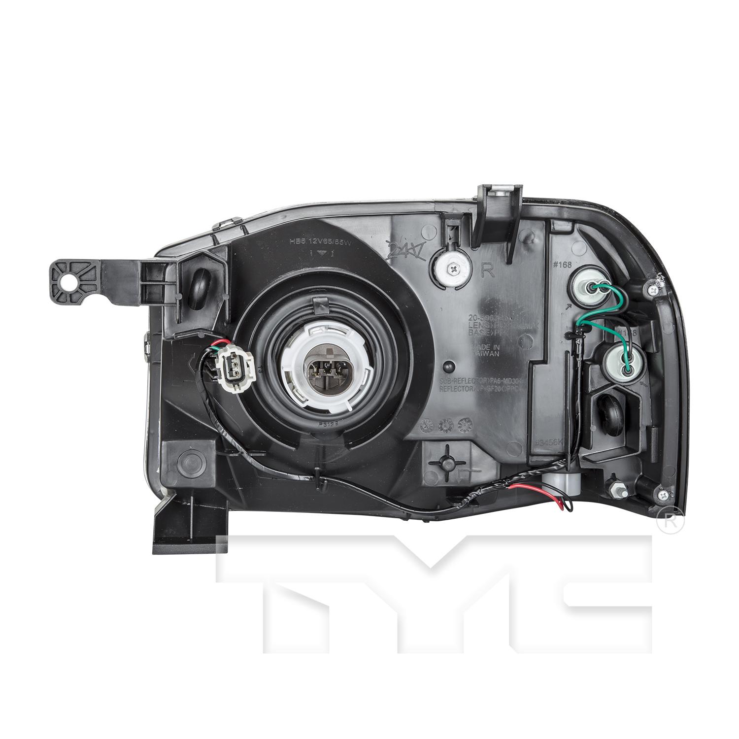 TYC 20596300 Headlight Assembly product image 2 of 6