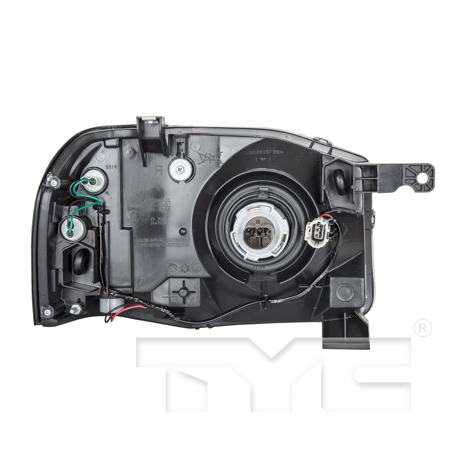 TYC 20596400 Headlight Assembly product image 2 of 6