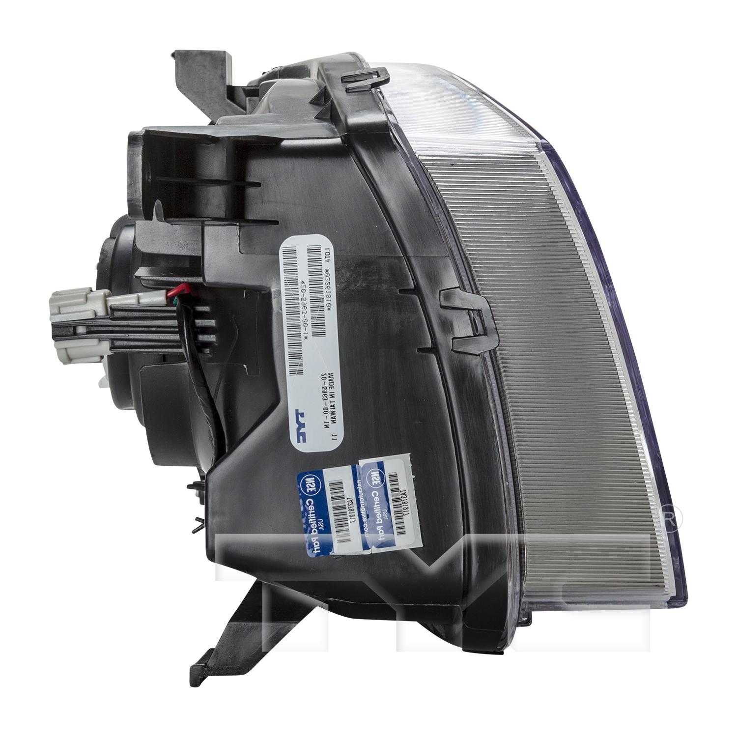 TYC 20596400 Headlight Assembly product image 4 of 6