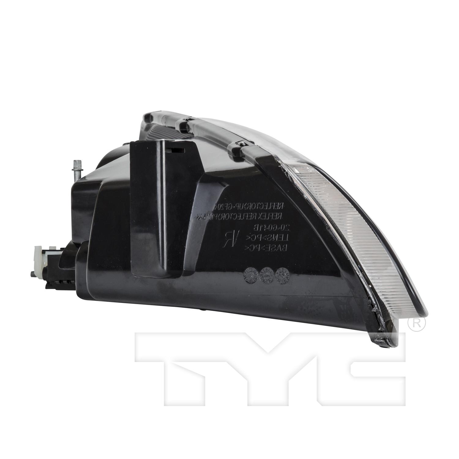 TYC 206042009 Headlight Assembly product image 4 of 6