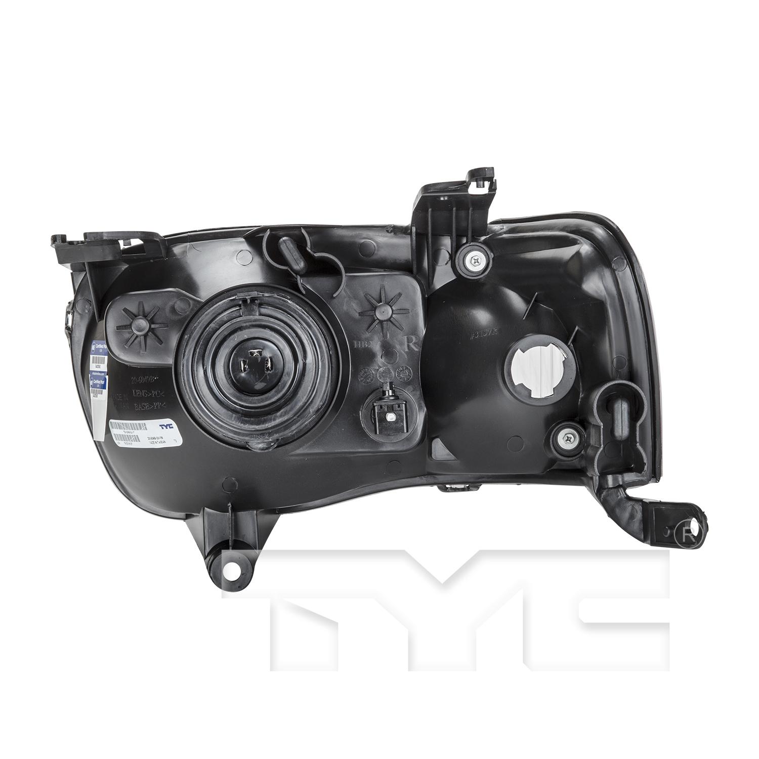TYC 206049009 Headlight Assembly product image 2 of 6