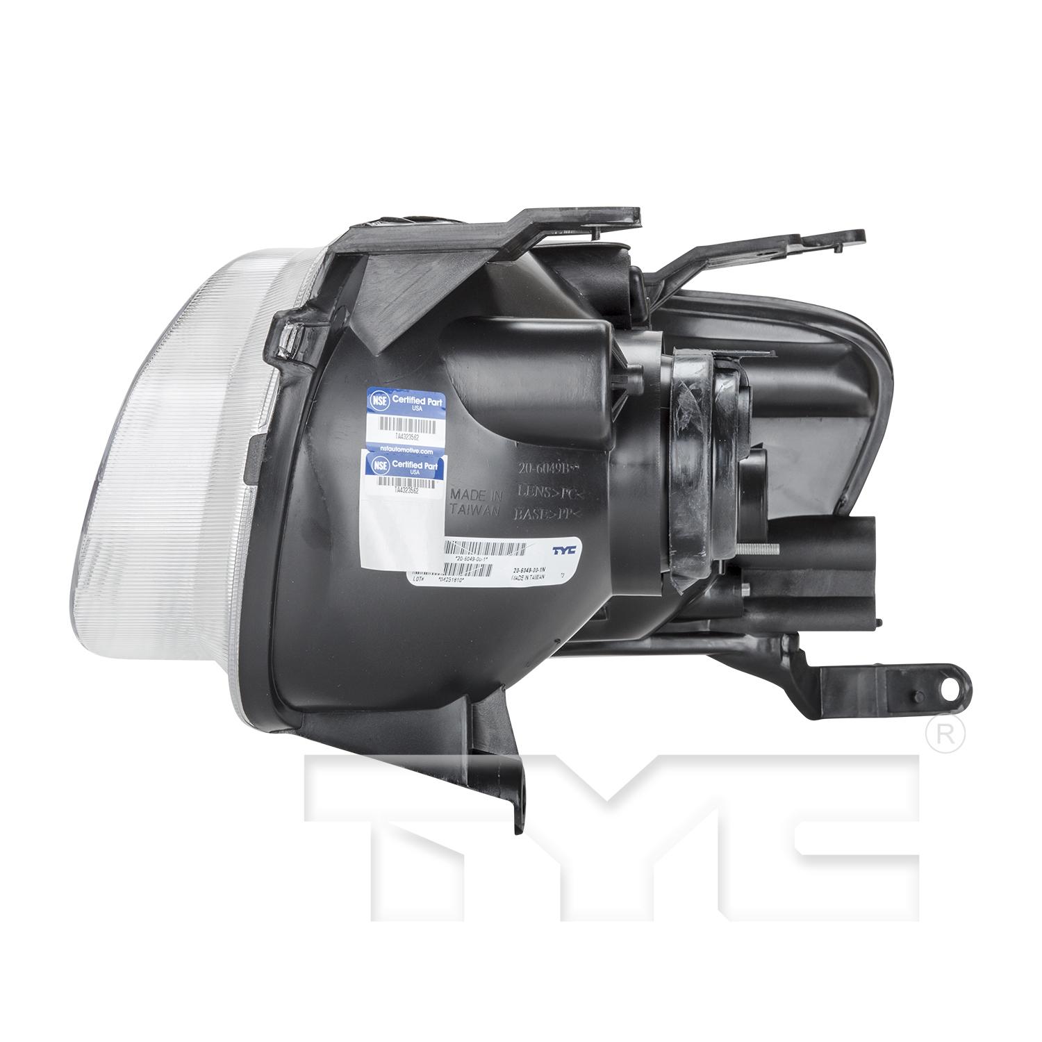 TYC 206049009 Headlight Assembly product image 4 of 6