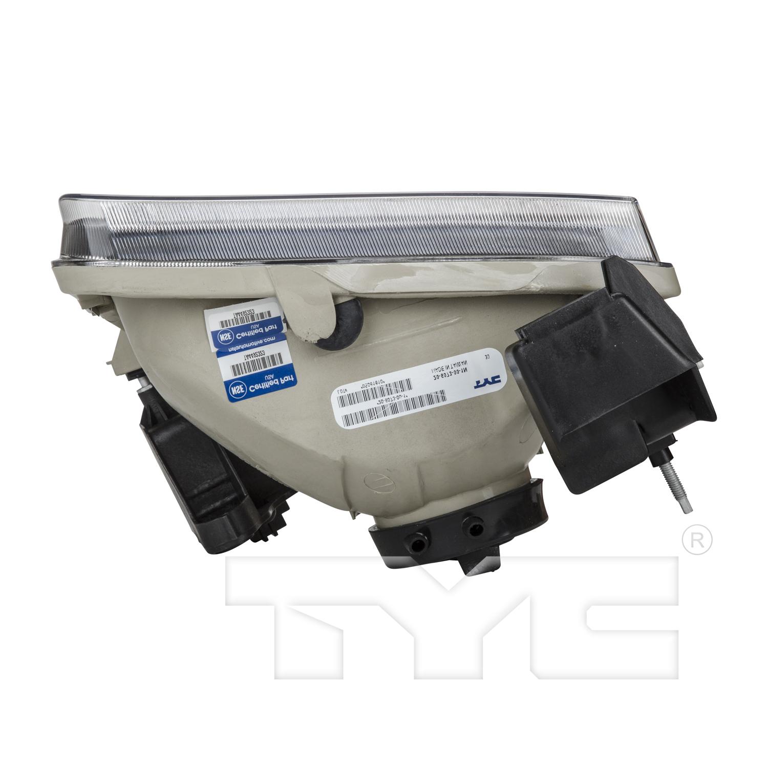 TYC 206074009 Headlight Assembly product image 6 of 6