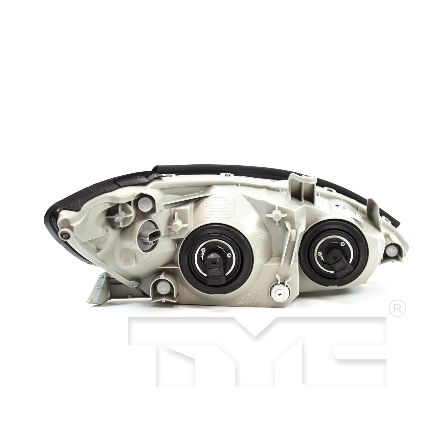 TYC 206120009 Headlight Assembly product image 2 of 6