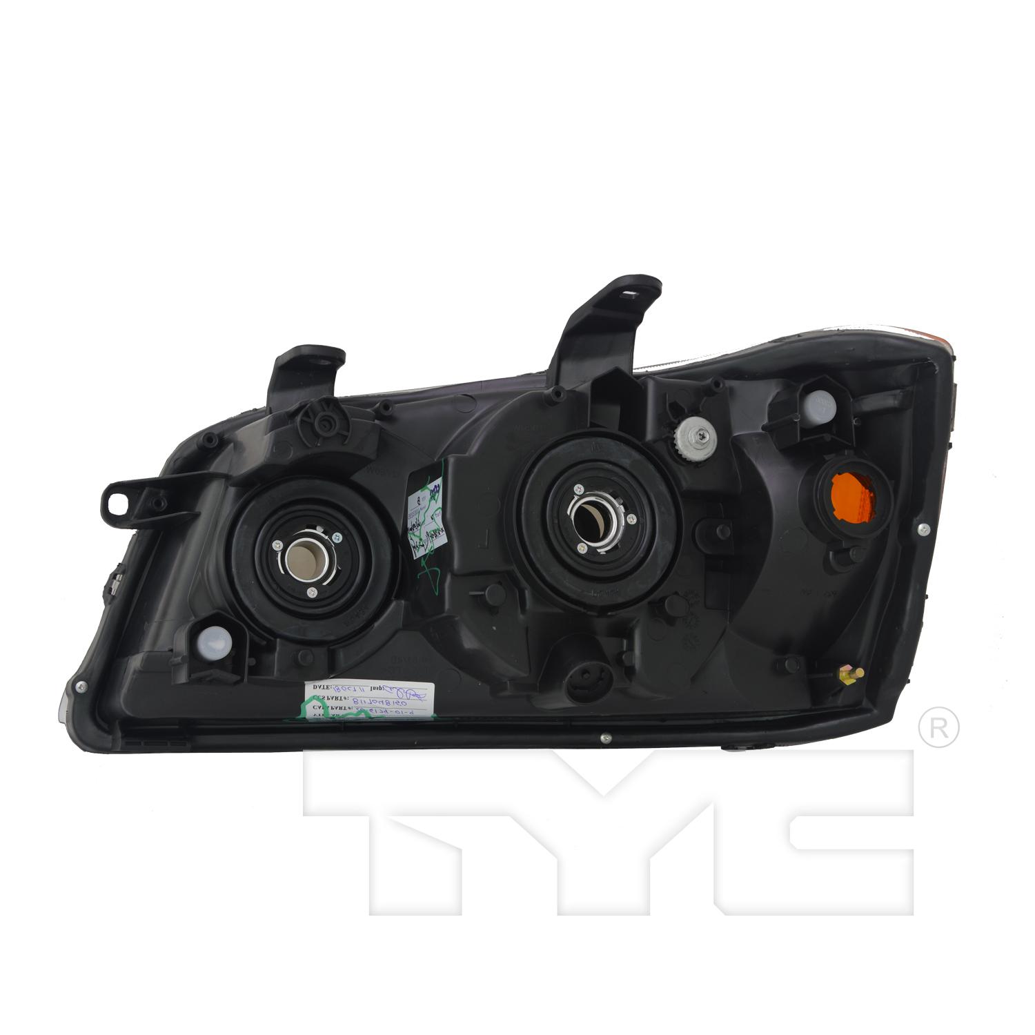 TYC 206173019 Headlight Assembly product image 2 of 2