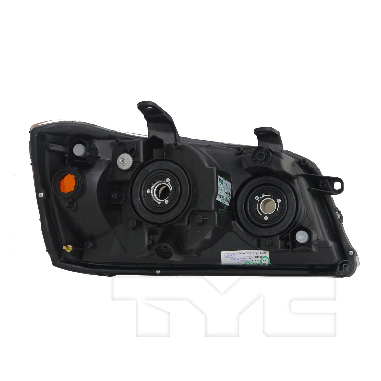 TYC 206174019 Headlight Assembly product image 2 of 2