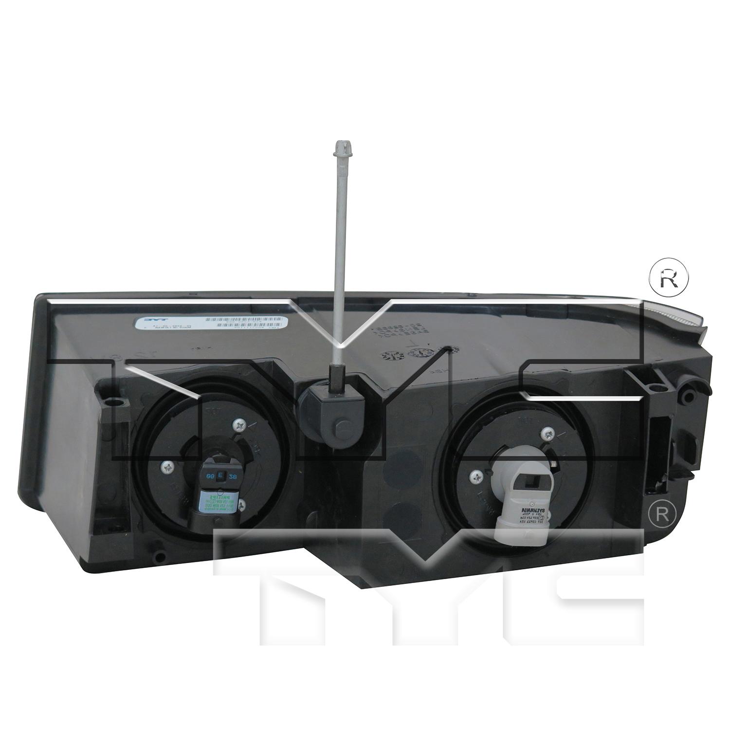 TYC 20628500 Headlight Assembly product image 2 of 6