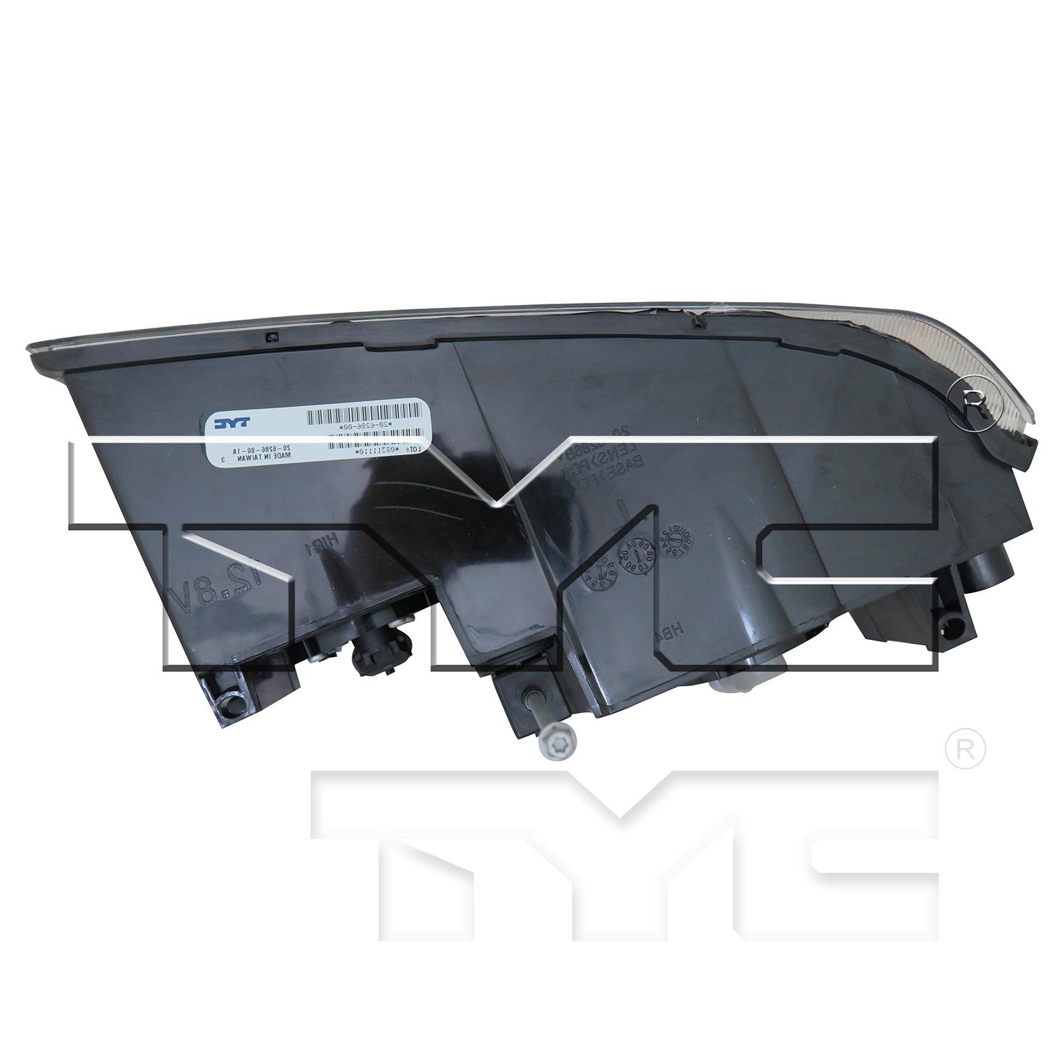 TYC 20628500 Headlight Assembly product image 5 of 6