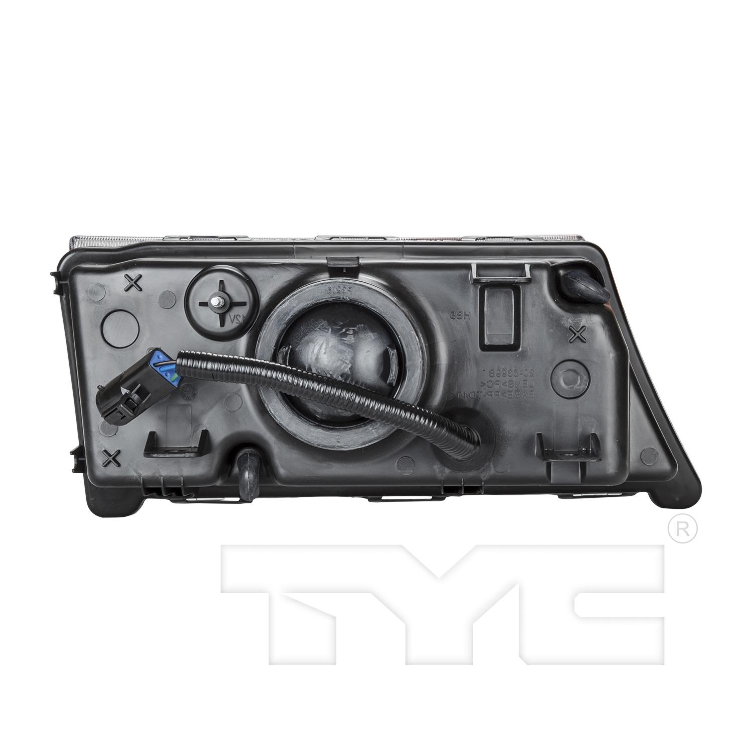 TYC 20640090 Headlight Assembly product image 2 of 6