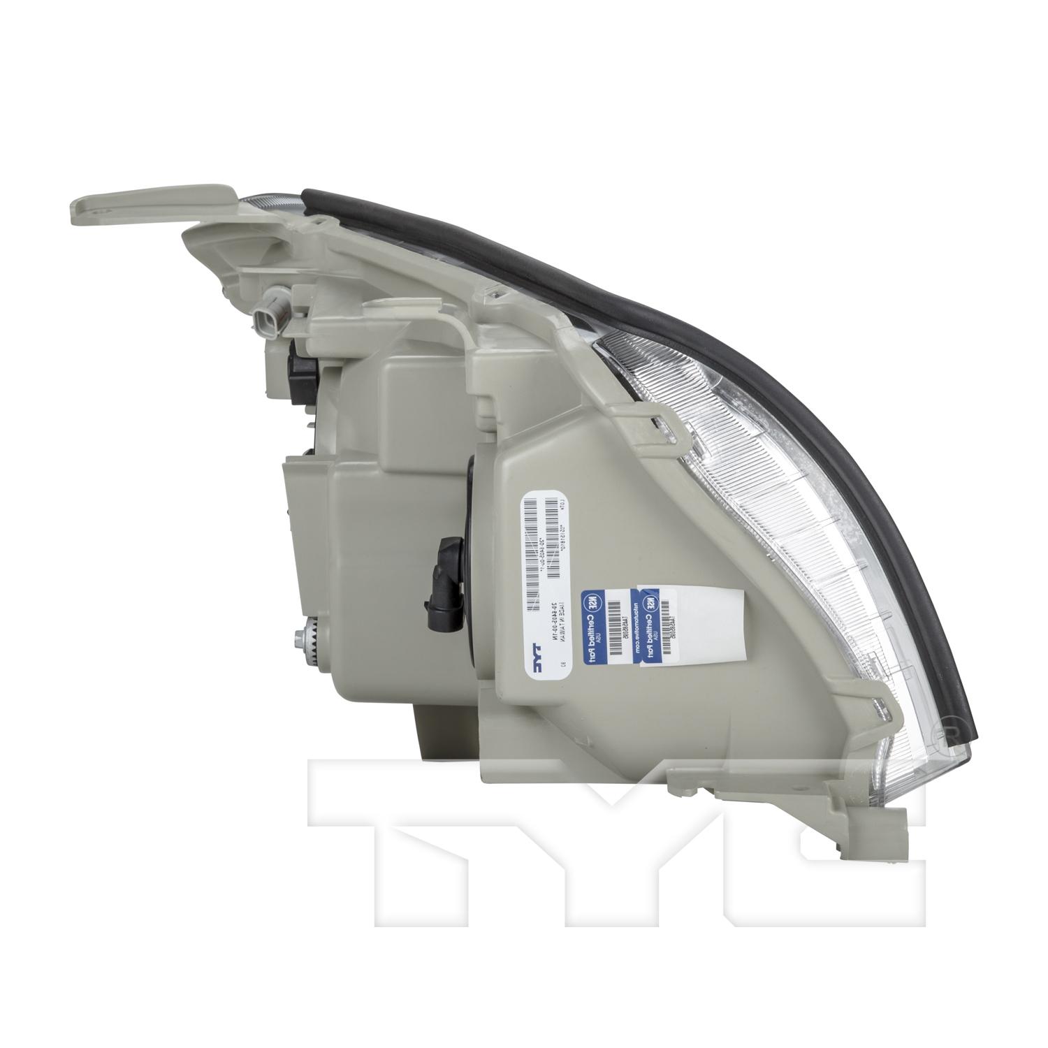 TYC 20640600 Headlight Assembly product image 4 of 6