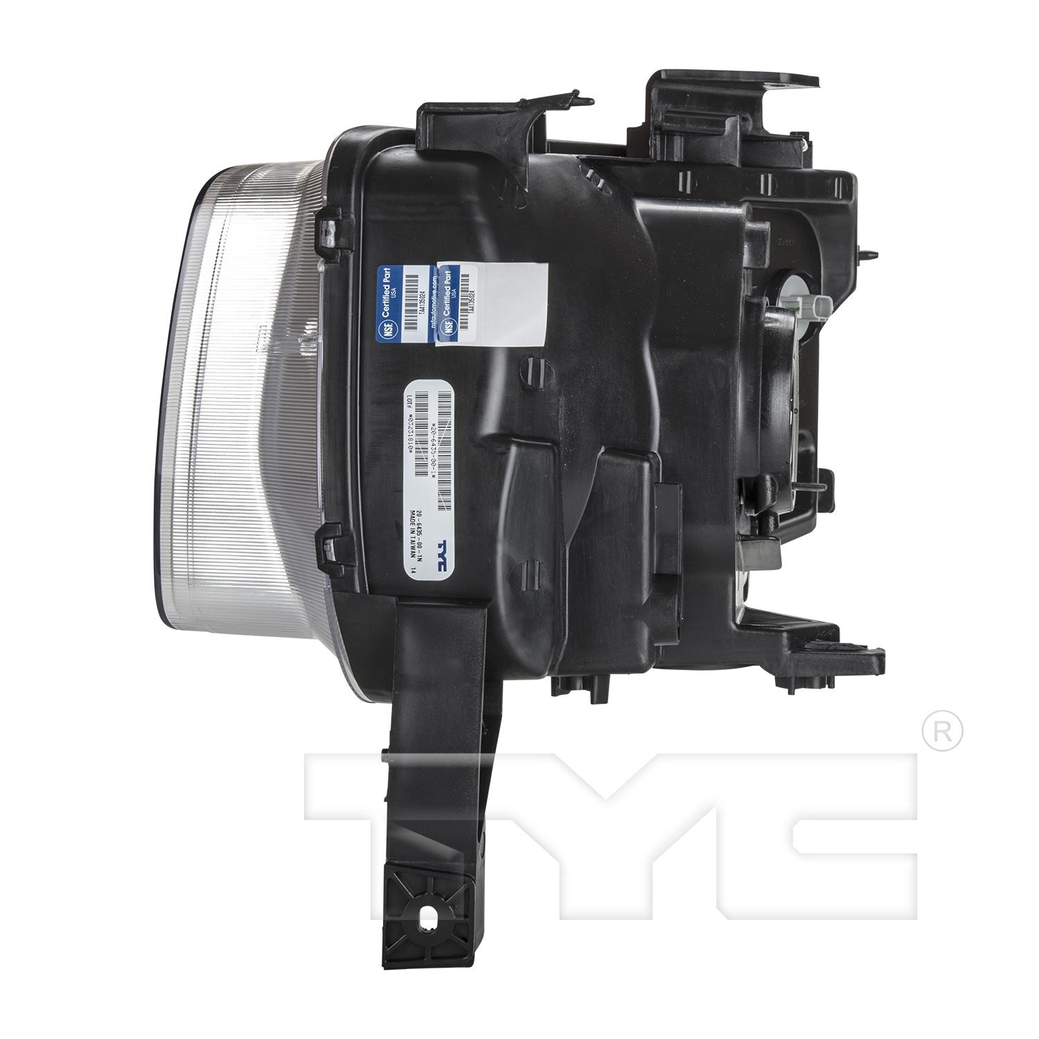 TYC 20643500 Headlight Assembly product image 4 of 6