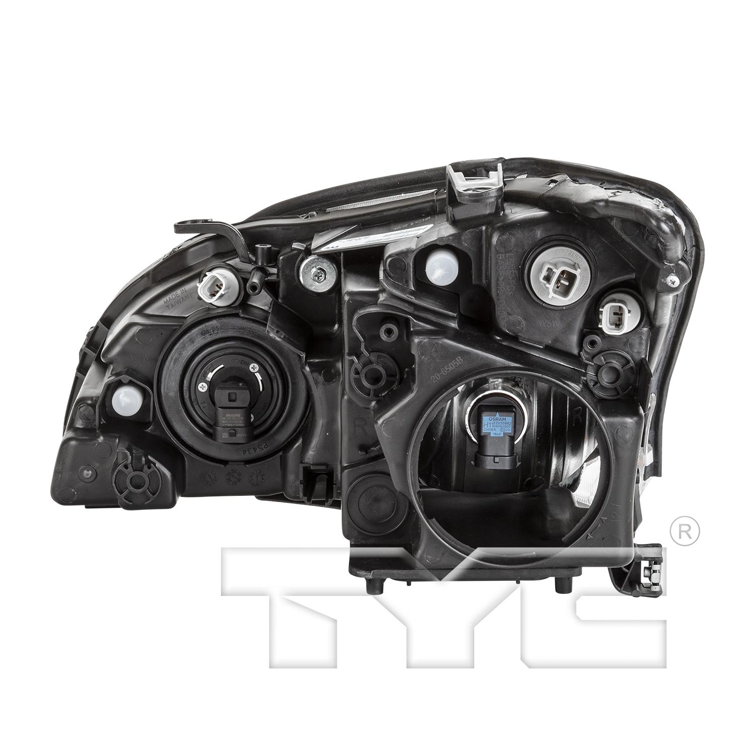 TYC 20650500 Headlight Assembly product image 2 of 6