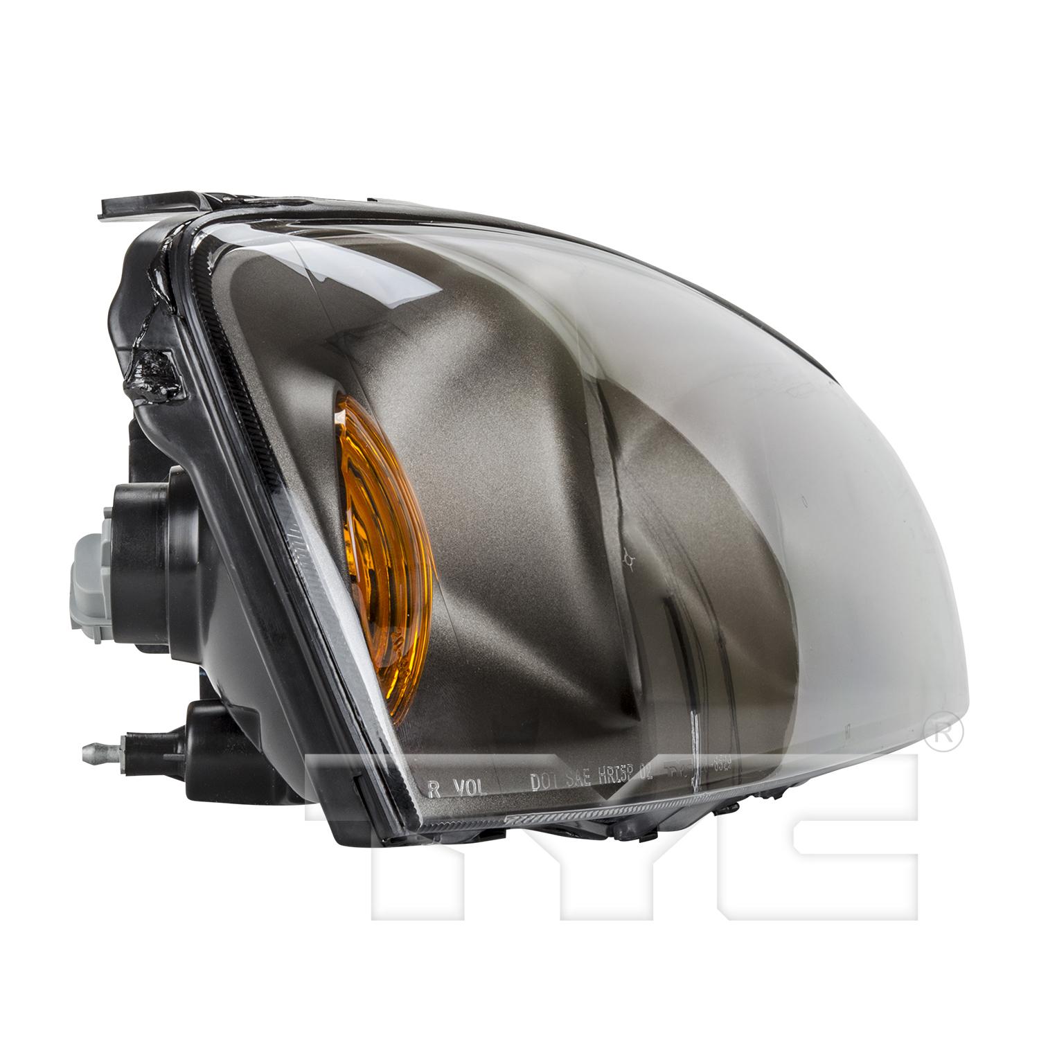 TYC 206529009 Headlight Assembly product image 3 of 6
