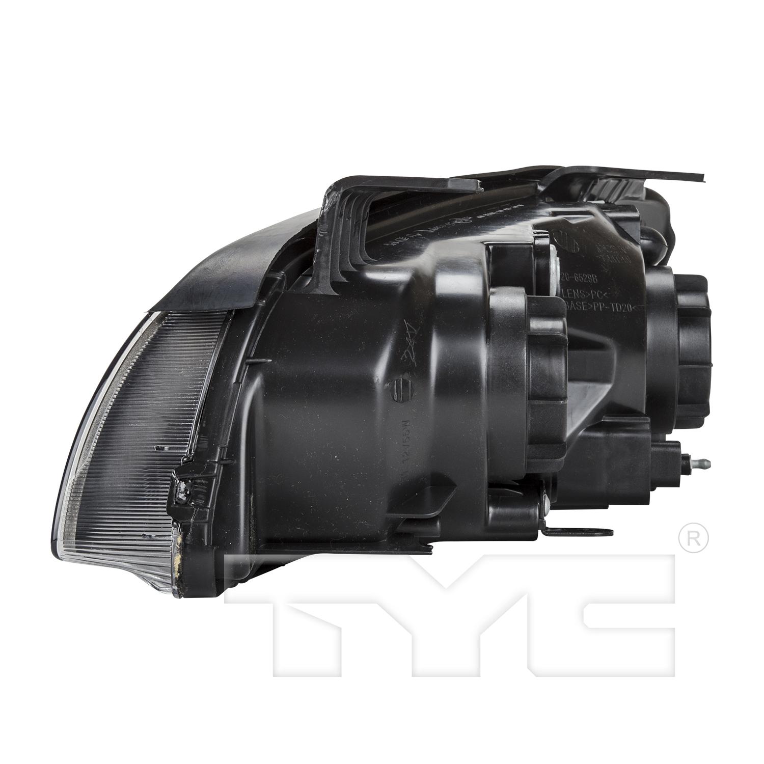 TYC 206529009 Headlight Assembly product image 4 of 6