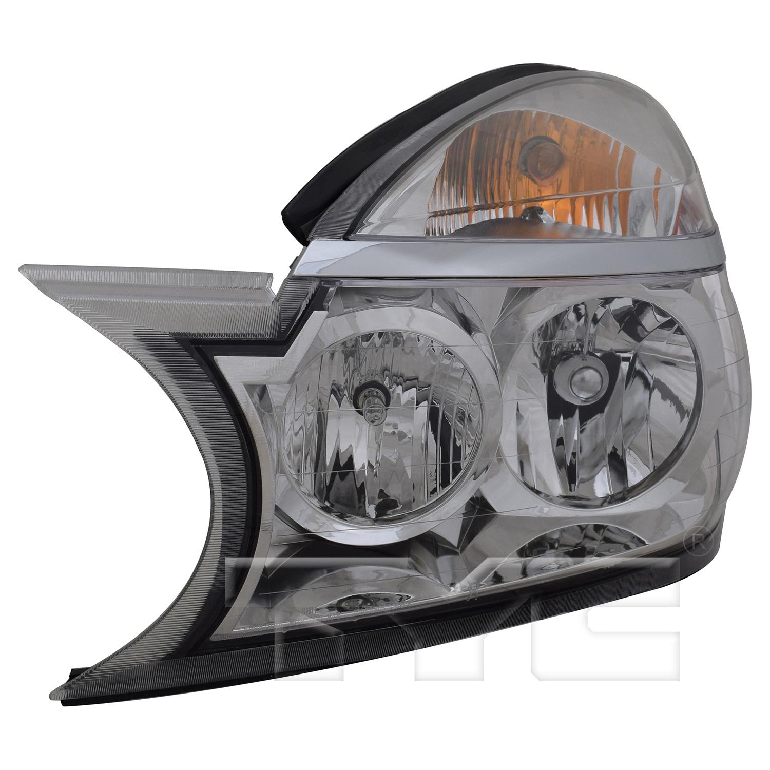 TYC 206544809 Headlight Assembly product image 4 of 6