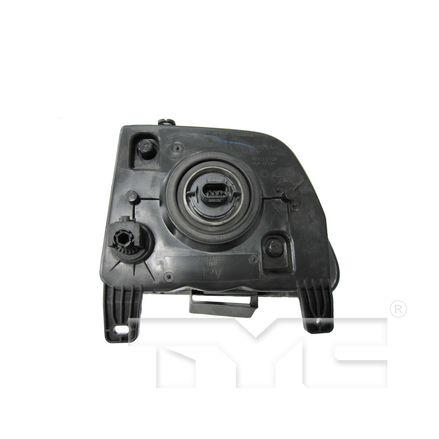 TYC 206579009 Headlight Assembly product image 2 of 2
