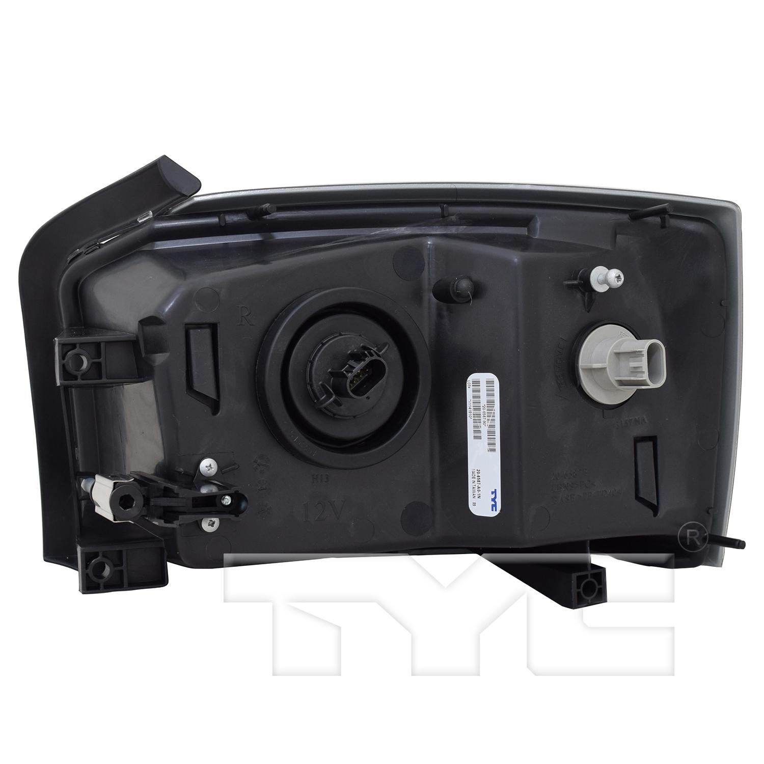 TYC 206587909 - Headlight Assembly TYC 206587909 Headlight Assembly product image 2 of 6