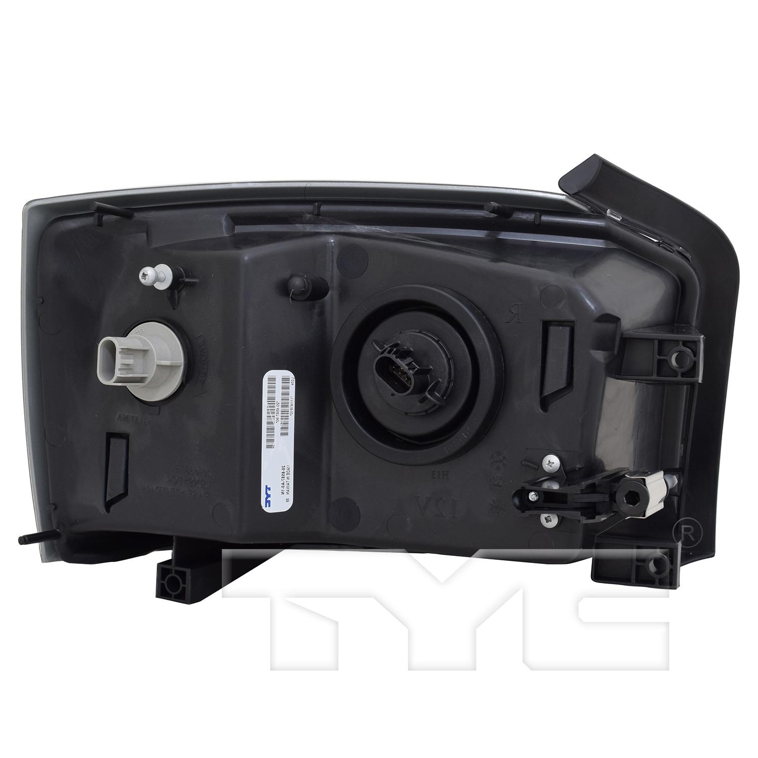 TYC 206588909 Headlight Assembly product image 2 of 6