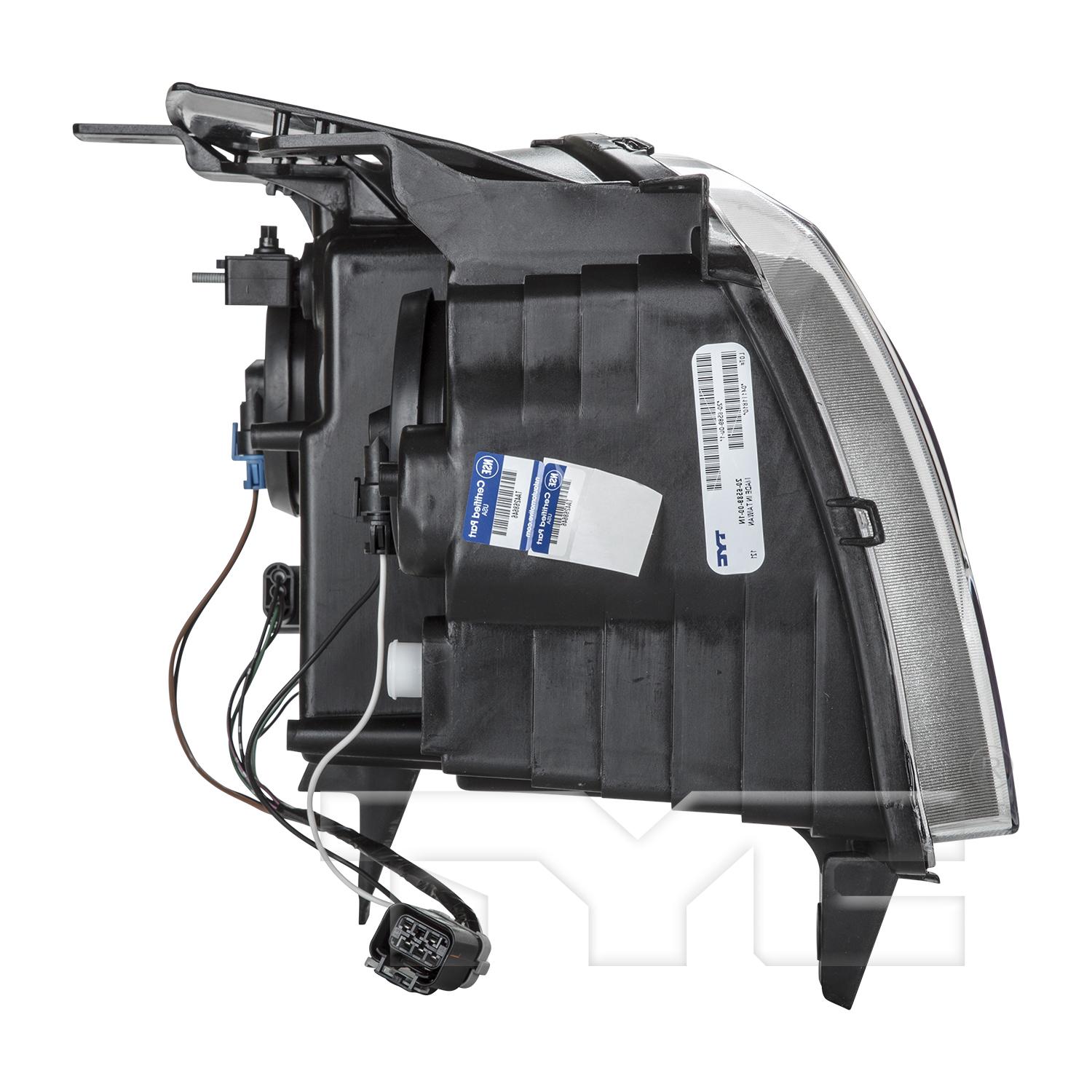 TYC 206590009 Headlight Assembly product image 4 of 6