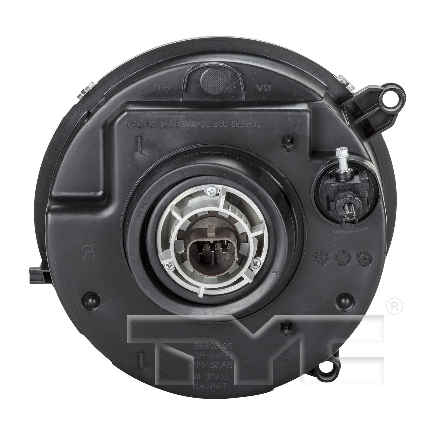 TYC 206594009 Headlight Assembly product image 2 of 5