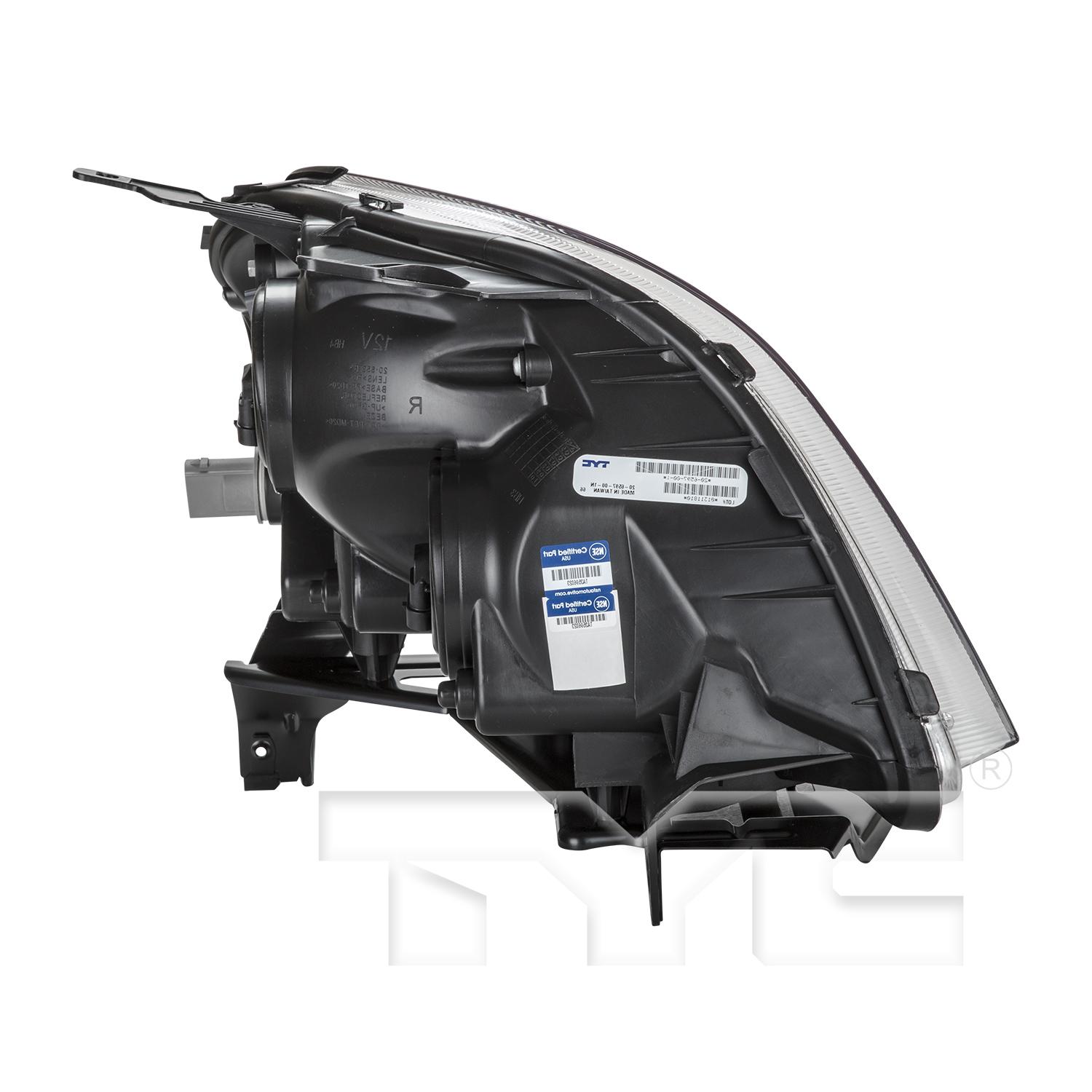 TYC 206598009 Headlight Assembly product image 4 of 6