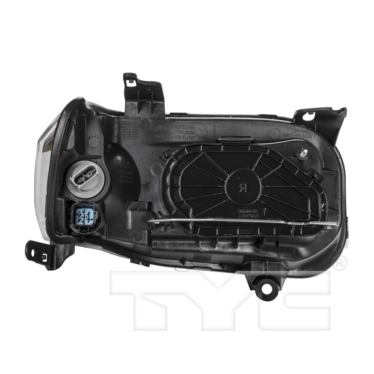 TYC 206634009 Headlight Assembly product image 2 of 6