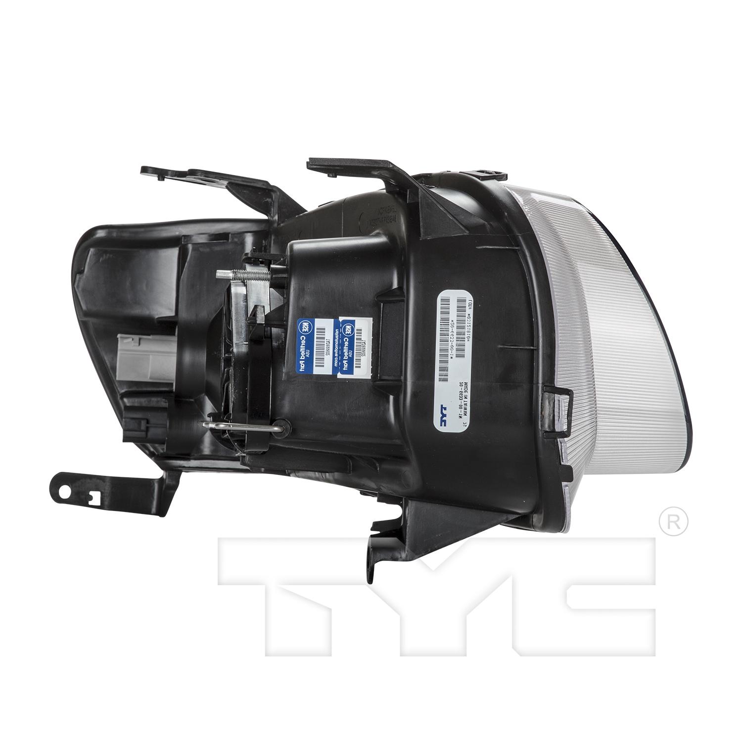 TYC 206634009 Headlight Assembly product image 4 of 6