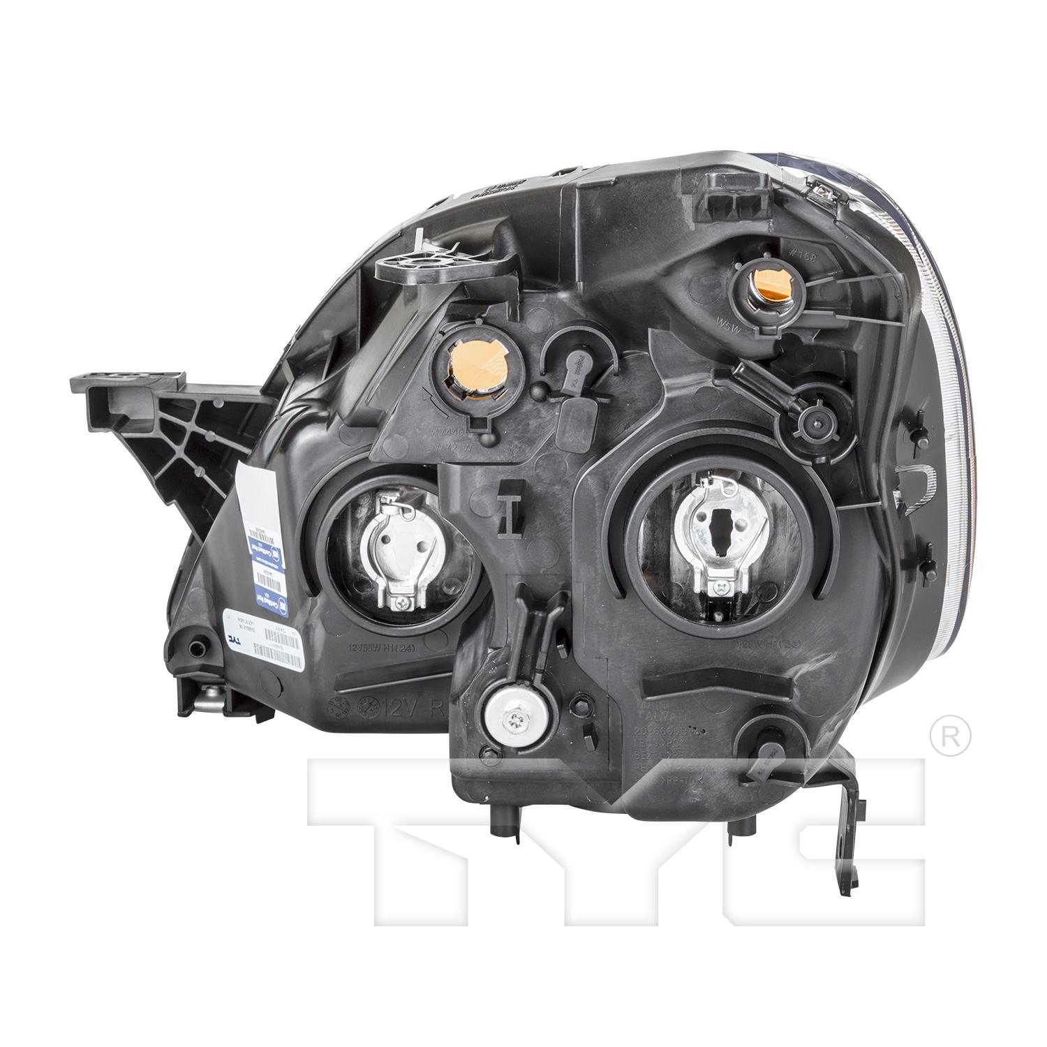 TYC 20666501 Headlight Assembly product image 2 of 6