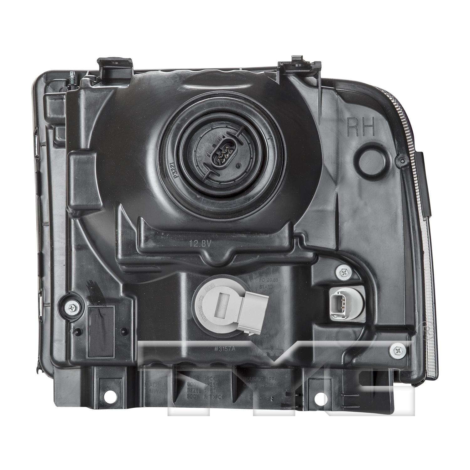 TYC 20669990 Headlight Assembly product image 2 of 6
