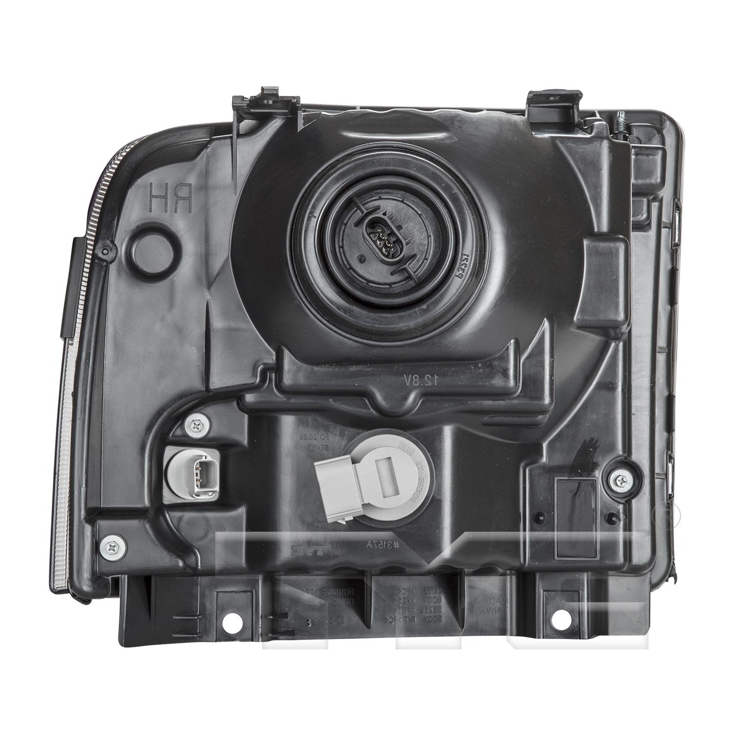 TYC 20670090 Headlight Assembly product image 2 of 6