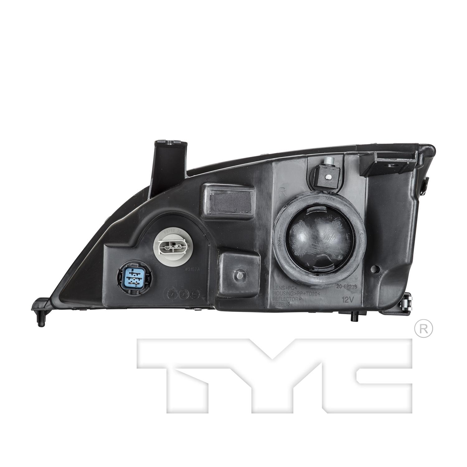 TYC 206723009 Headlight Assembly product image 2 of 6