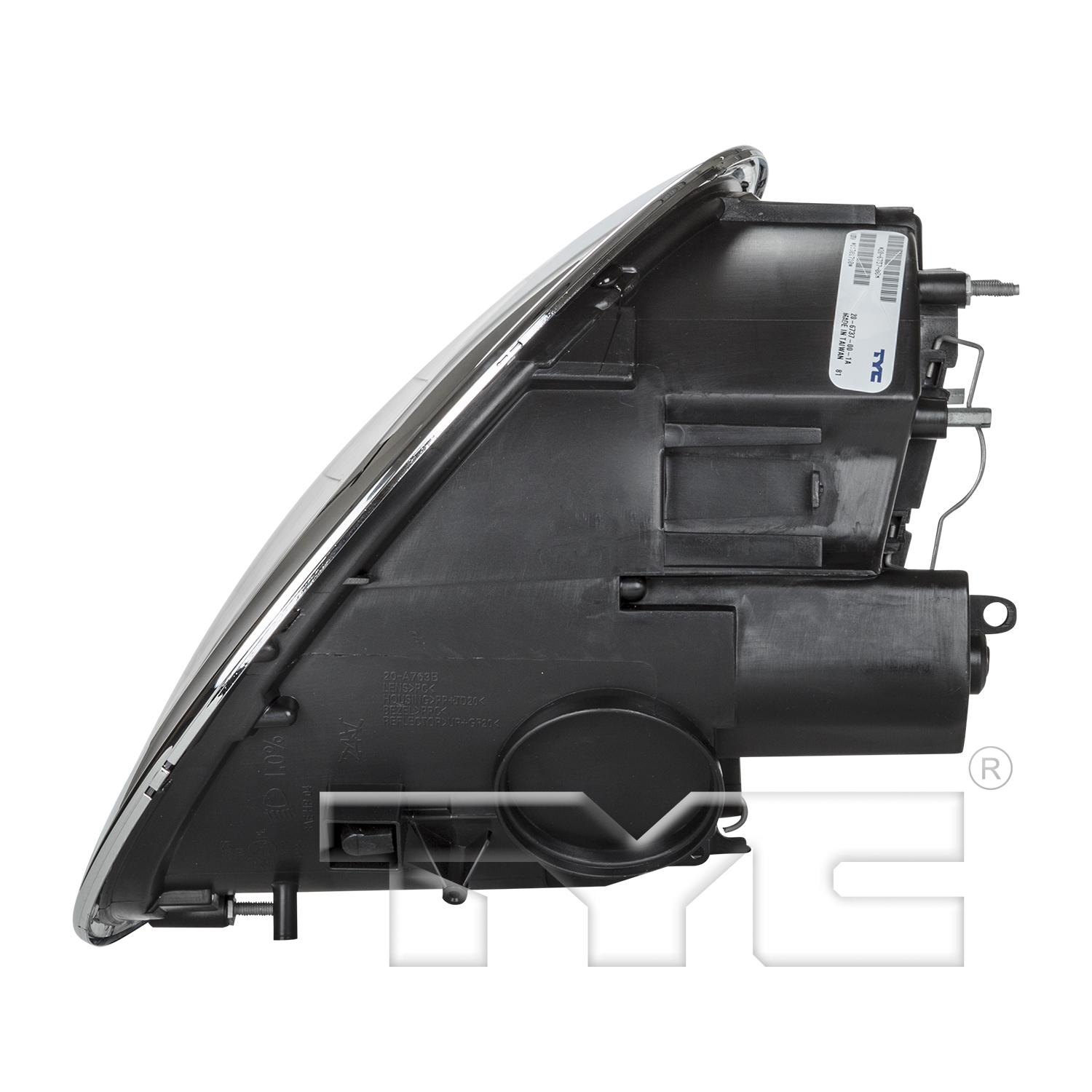 TYC 20673700 Headlight Assembly product image 4 of 6