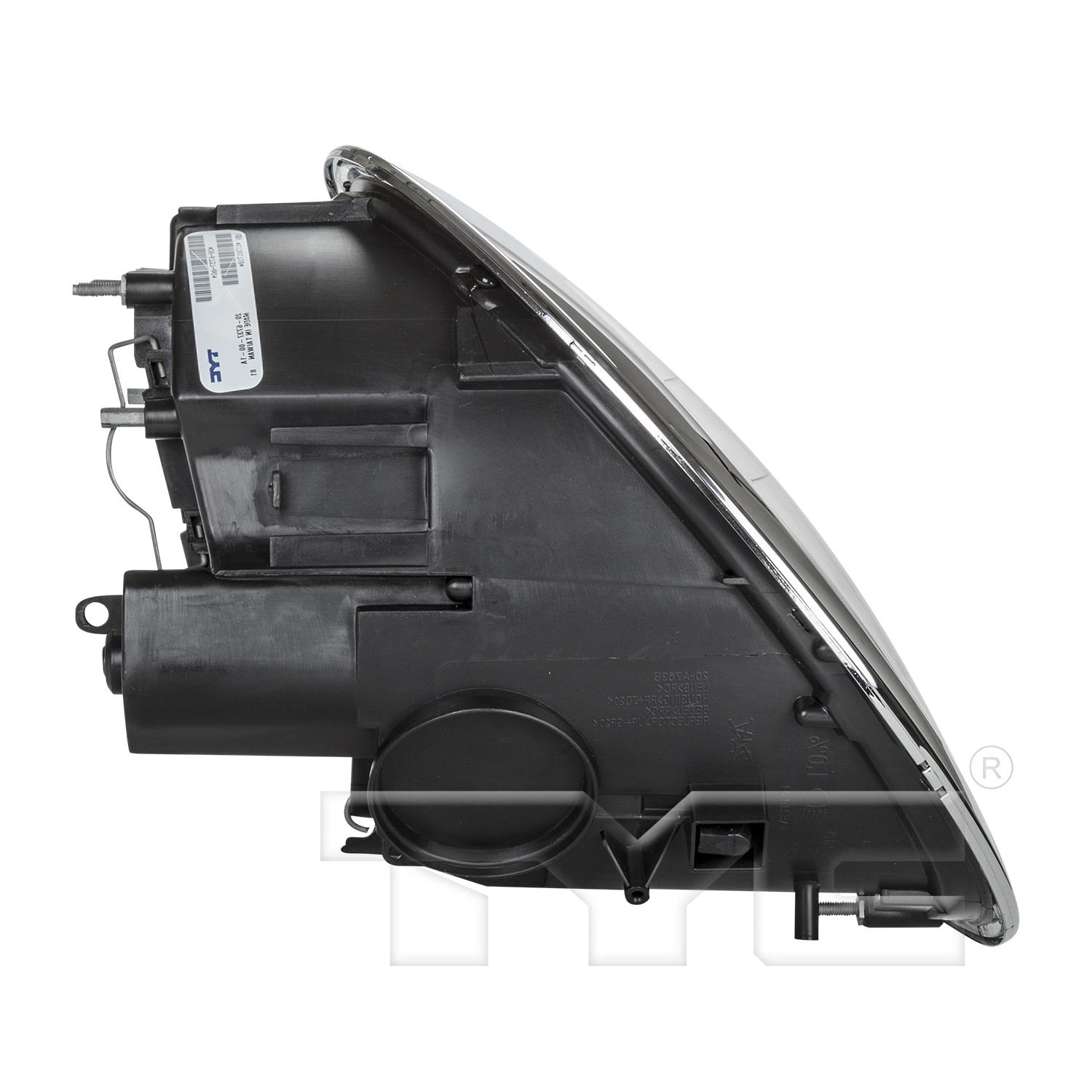 TYC 20673800 Headlight Assembly product image 4 of 6