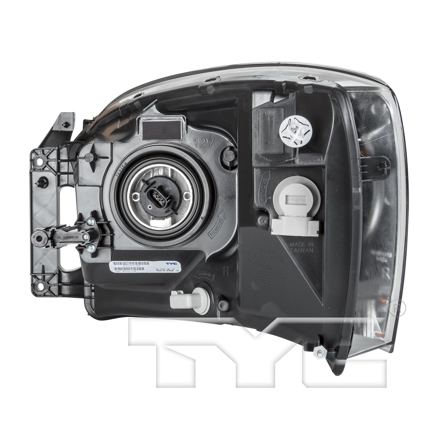 TYC 20674790 Headlight Assembly product image 2 of 6