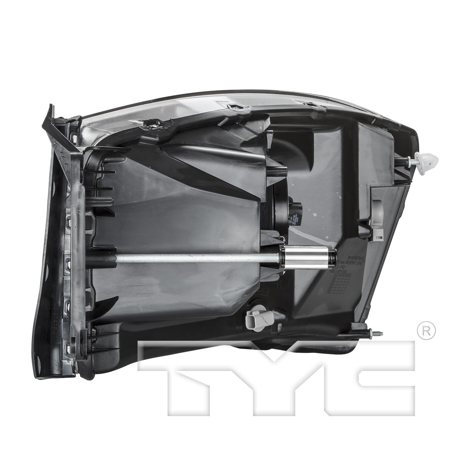 TYC 20674790 Headlight Assembly product image 4 of 6